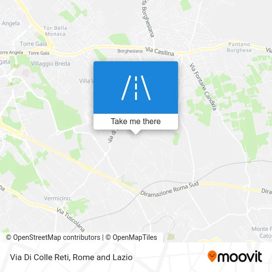 Colle Reti Street map