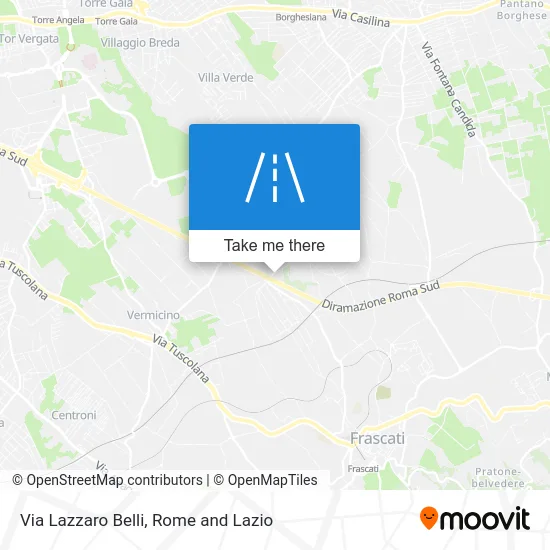 Lazzaro Belli Street map