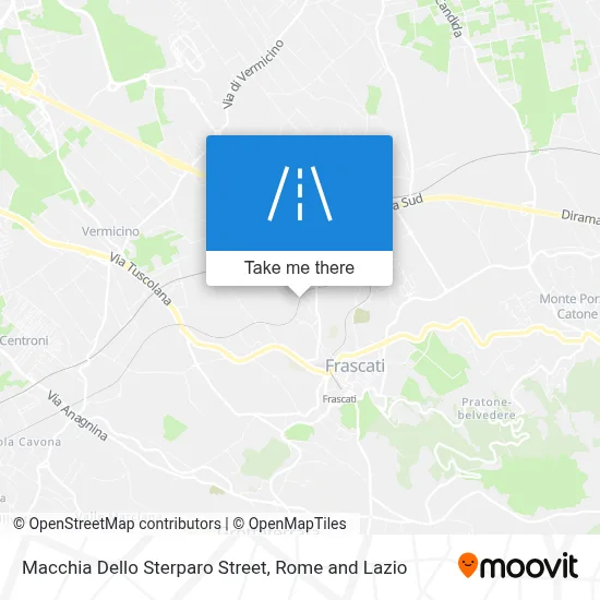 Macchia Dello Sterparo Street map