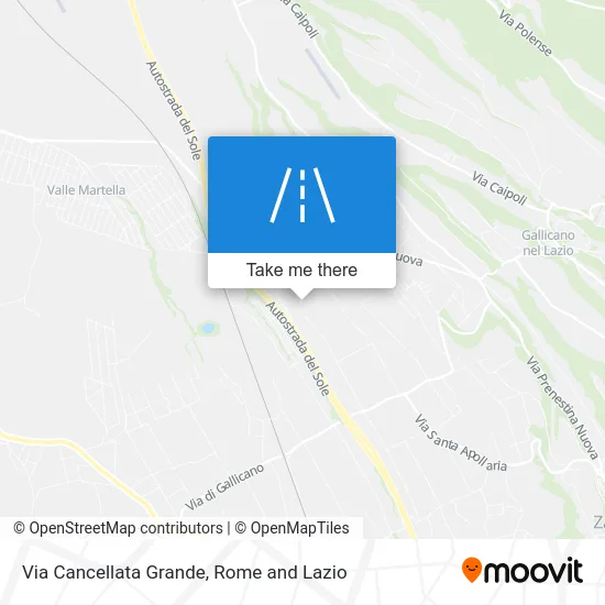 Cancellata Grande Street map