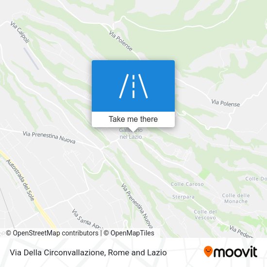 Via Della Circonvallazione map