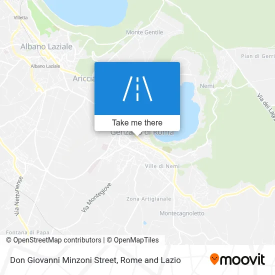 Don Giovanni Minzoni Street map