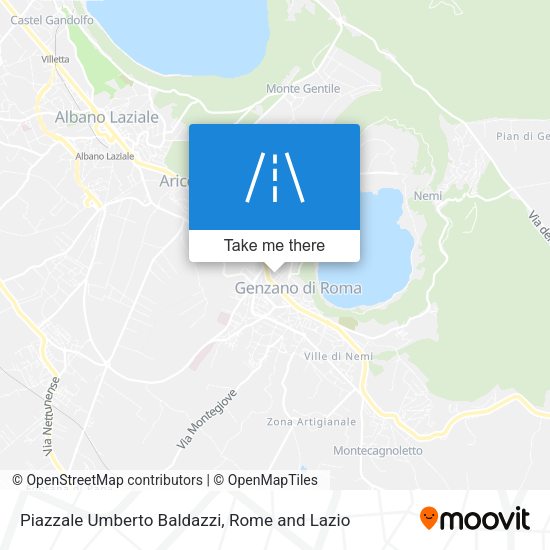 Piazzale Umberto Baldazzi map