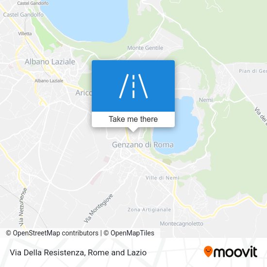 Via Della Resistenza map