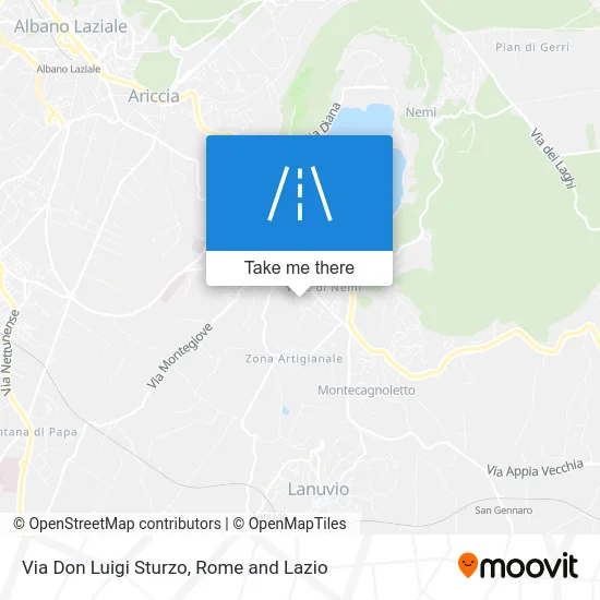 Don Luigi Sturzo Street map