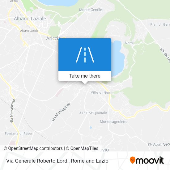 Via Generale Roberto Lordi map