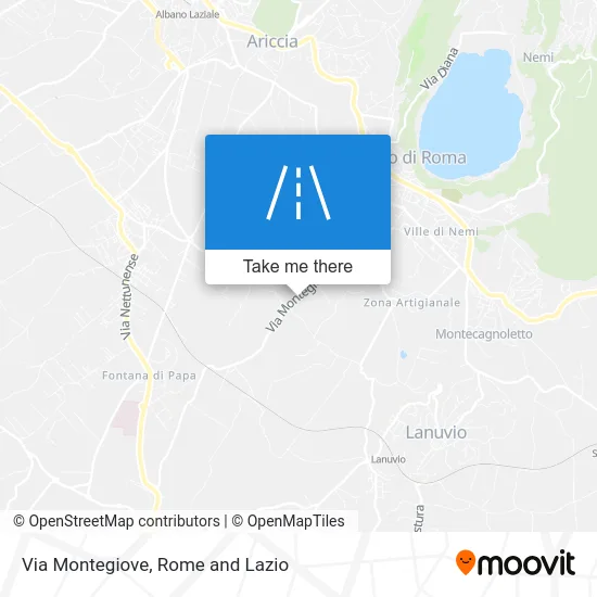 Montegiove Street map