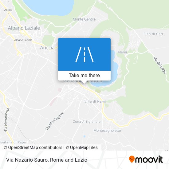Via Nazario Sauro map