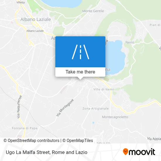 Ugo La Malfa Street map