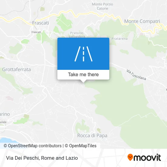 Dei Peschi Street map