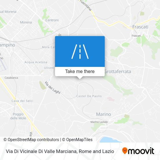 Via Di Vicinale Di Valle Marciana map