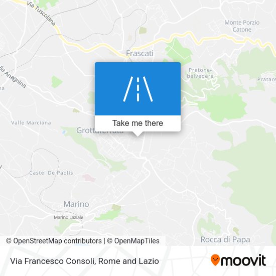 Via Francesco Consoli map