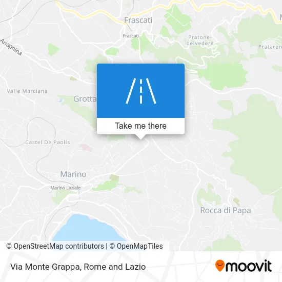 Monte Grappa Street map