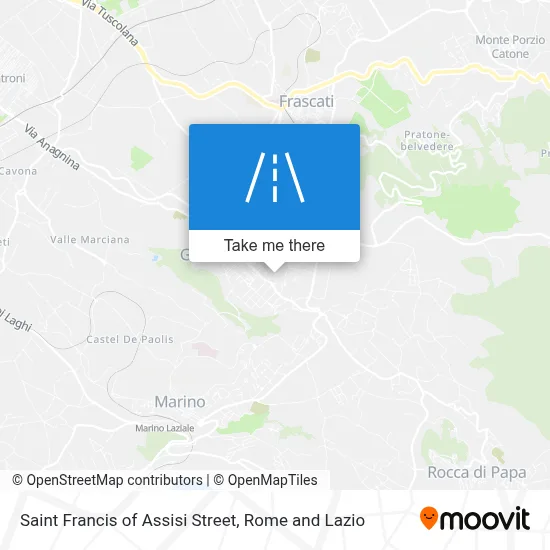 Saint Francis of Assisi Street map