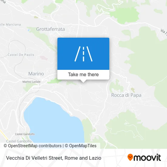 Vecchia Di Velletri Street map