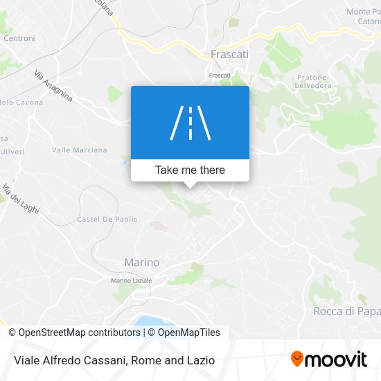 Viale Alfredo Cassani map