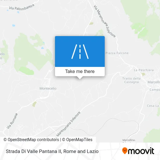 Valle Pantana II Road map