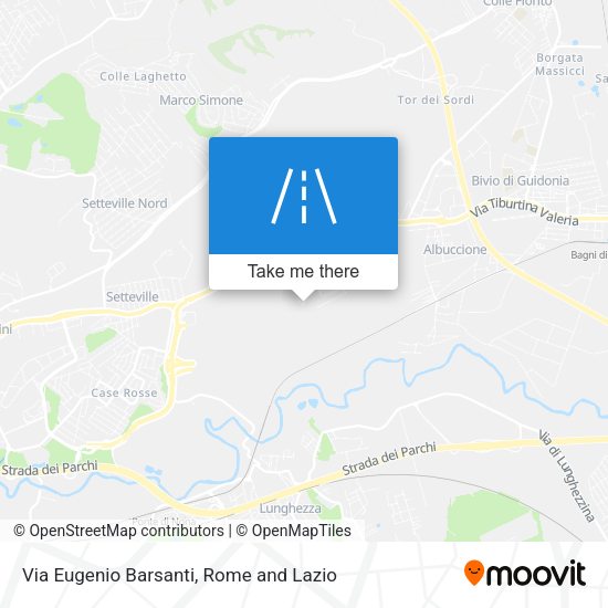 Via Eugenio Barsanti map