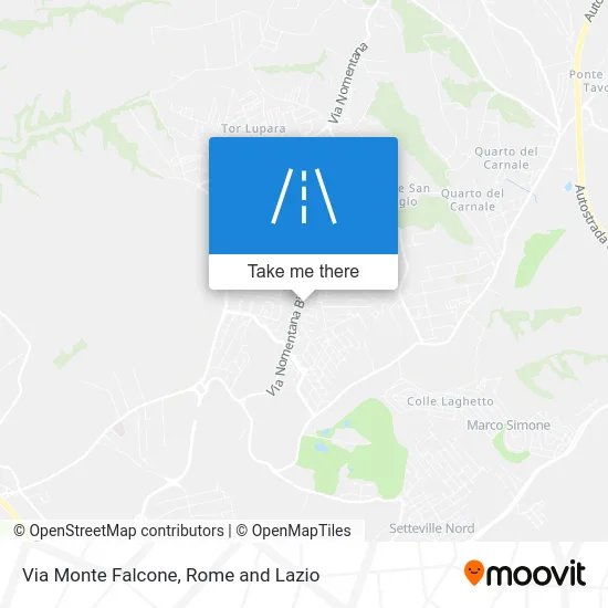 Mount Falcone Street map