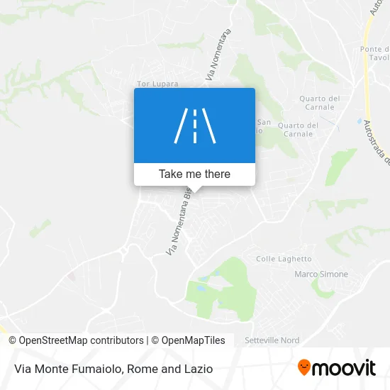 Monte Fumaiolo Street map