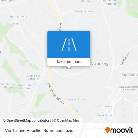 Via Tiziano Vecellio map