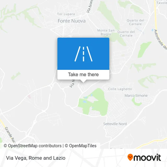 Vega Street map