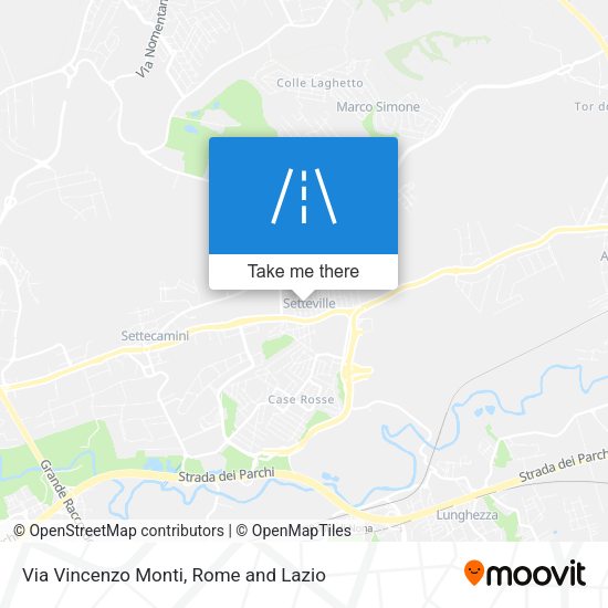 Via Vincenzo Monti map