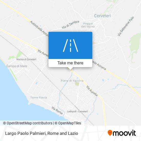 Largo Paolo Palmieri map