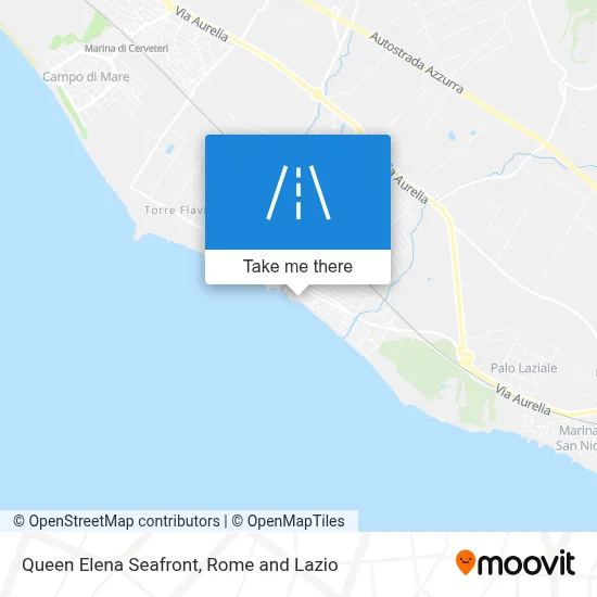 Queen Elena Seafront map