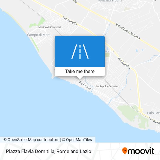 Piazza Flavia Domitilla map