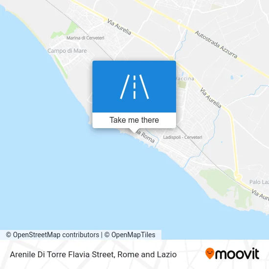 Arenile Di Torre Flavia Street map