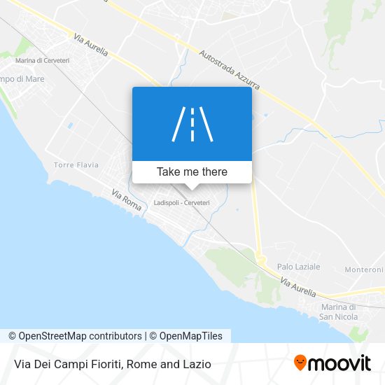 Via Dei Campi Fioriti map