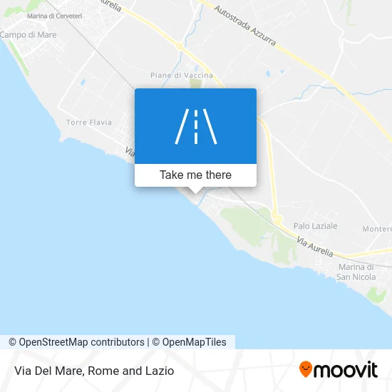 Via Del Mare map