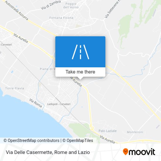 Via Delle Casermette map