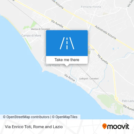 Enrico Toti Street map