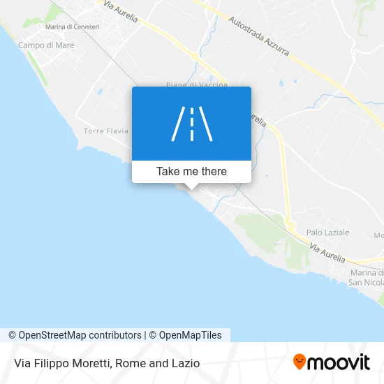 Filippo Moretti Street map