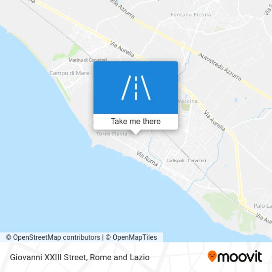 Giovanni XXIII Street map