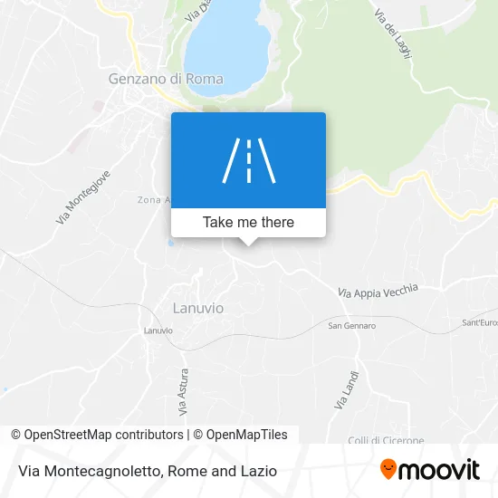 Montecagnoletto Street map