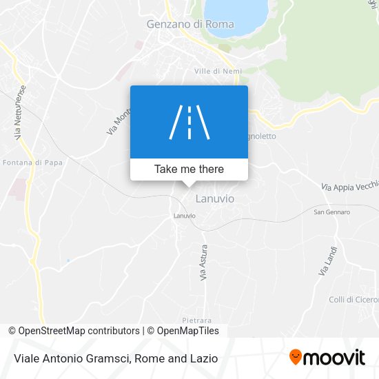 Viale Antonio Gramsci map