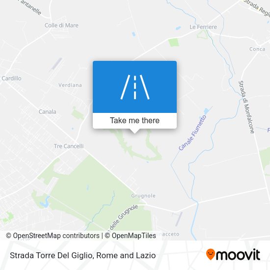 Strada Torre Del Giglio map