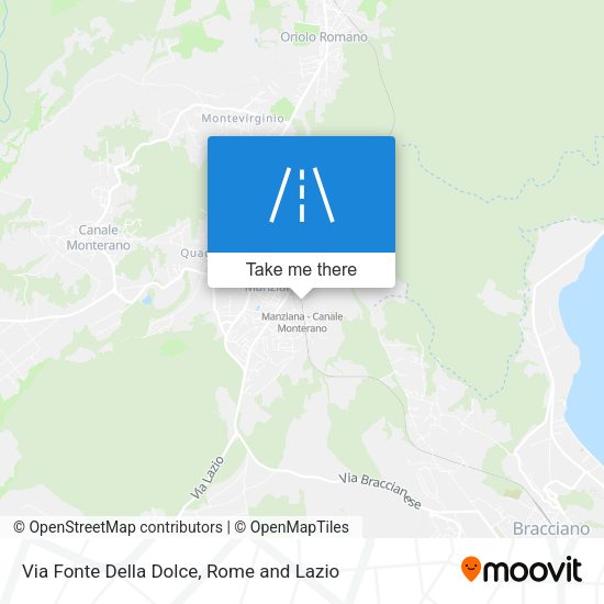Via Fonte Della Dolce map