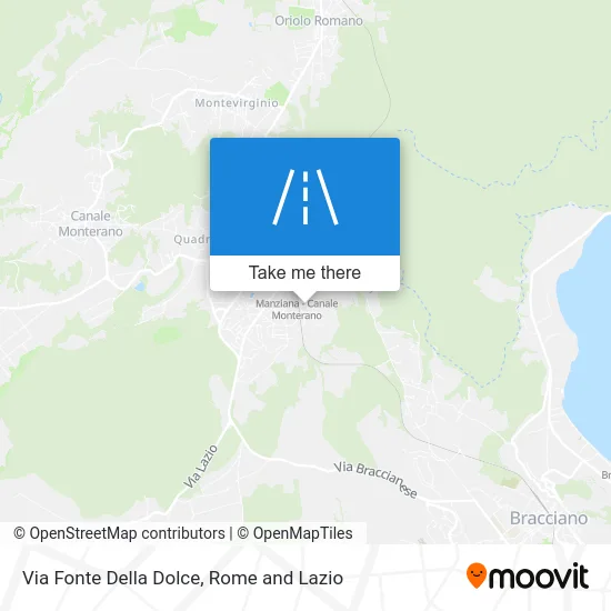 Fonte della Dolce Street map