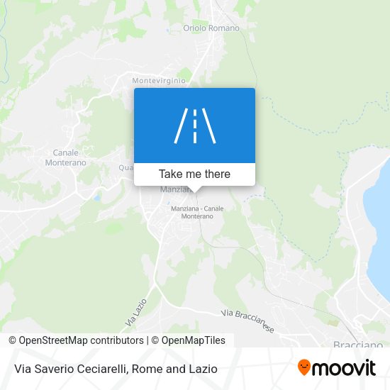 Via Saverio Ceciarelli map