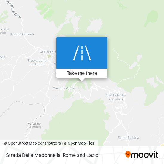 Strada Della Madonnella map