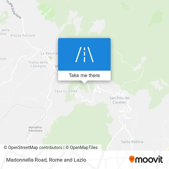 Madonnella Road map