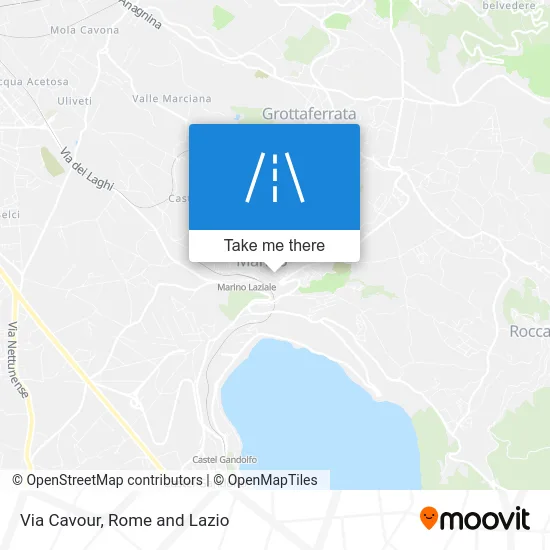 Cavour Street map