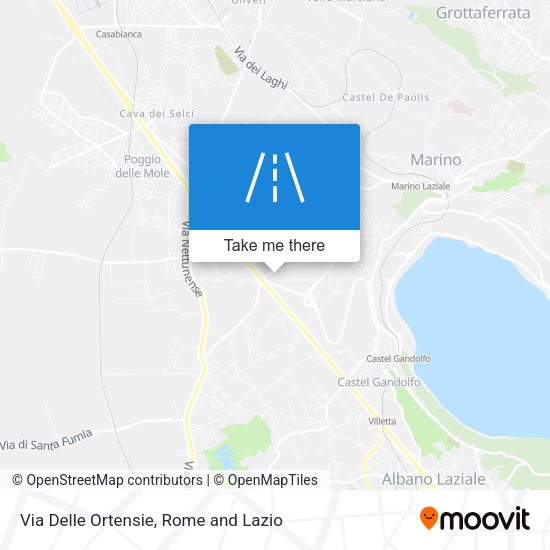 Via Delle Ortensie map