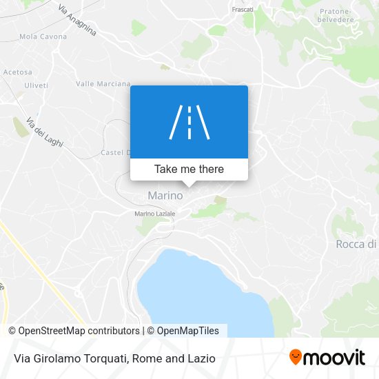 Via Girolamo Torquati map