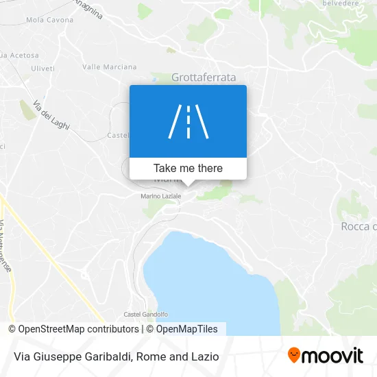 Giuseppe Garibaldi Street map