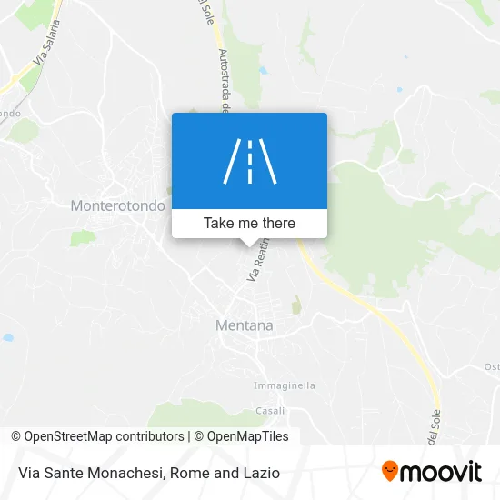 Sante Monachesi Street map